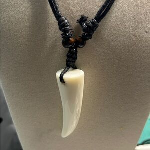Elegant White Pendant Necklace